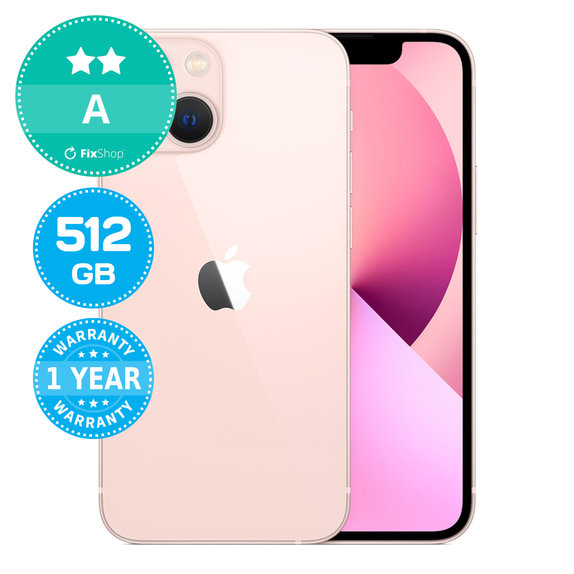 Apple iPhone 13 Mini Pink 512GB A Ανακατασκευασμένο