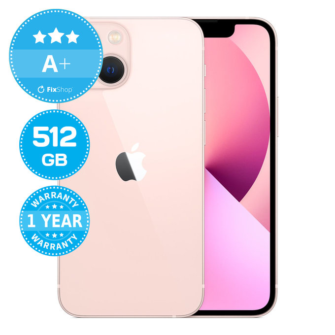 Apple iPhone 13 Mini Pink 512GB A+ Ανακατασκευασμένο