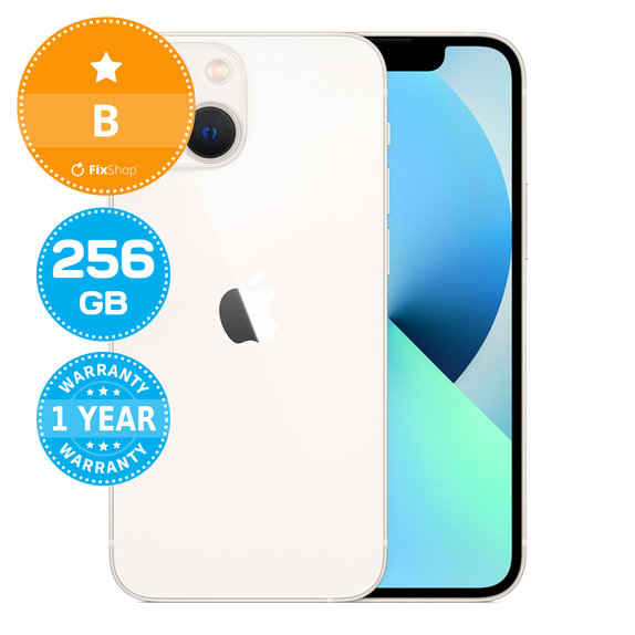 Apple iPhone 13 Mini Starlight 256GB B Ανακατασκευασμένο