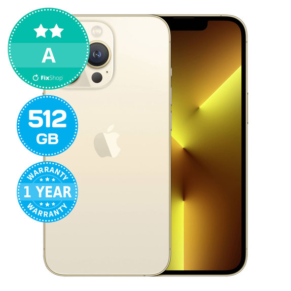 Apple iPhone 13 Pro Gold 512GB A Ανακατασκευασμένο
