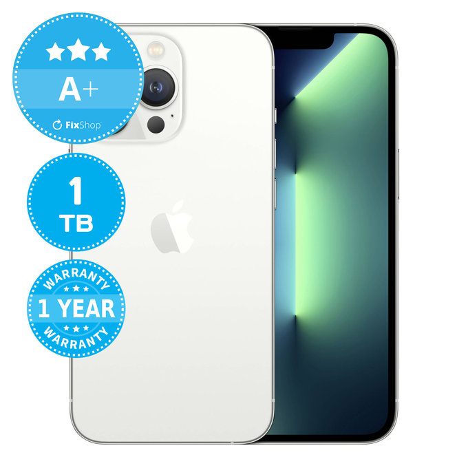 Apple iPhone 13 Pro Silver 1TB A+ Ανακατασκευασμένο