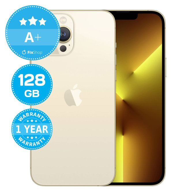 Apple iPhone 13 Pro Max Gold 128GB A+ Ανακατασκευασμένο