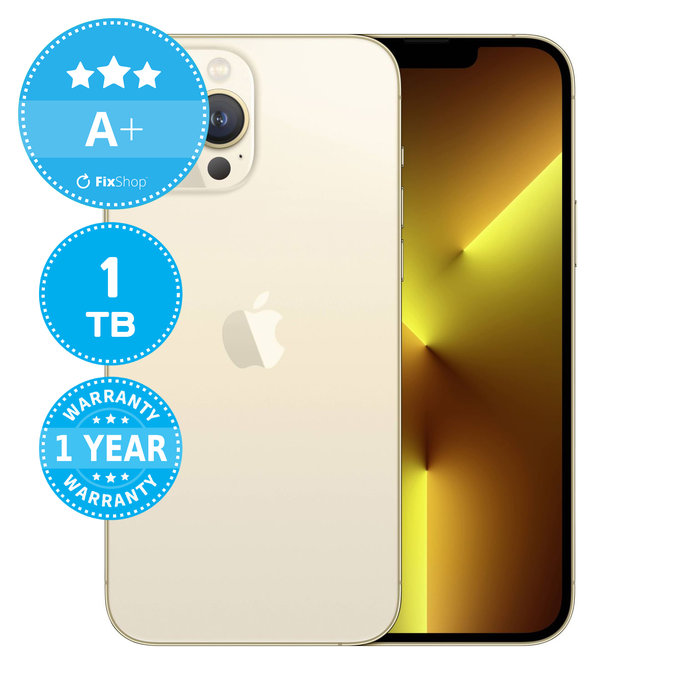 Apple iPhone 13 Pro Max Gold 1TB A+ Ανακατασκευασμένο