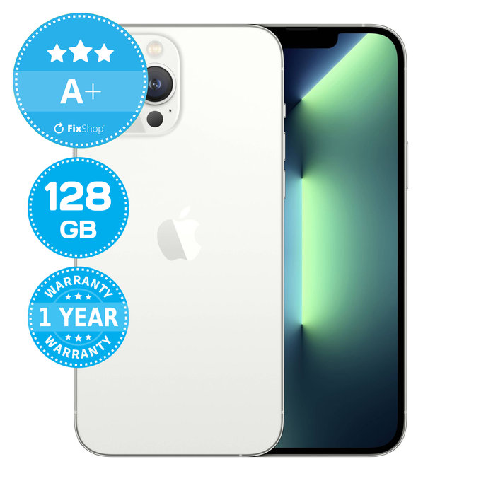 Apple iPhone 13 Pro Max Silver 128GB A+ Ανακατασκευασμένο