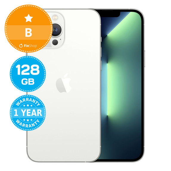 Apple iPhone 13 Pro Max Silver 128GB B Ανακατασκευασμένο