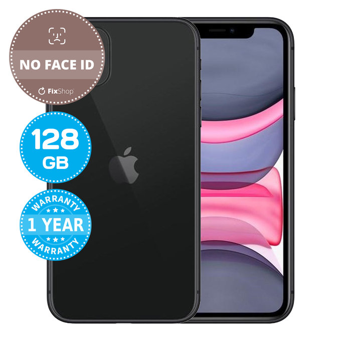 Apple iPhone 11 Black 128GB (No Face ID) Ανακατασκευασμένο