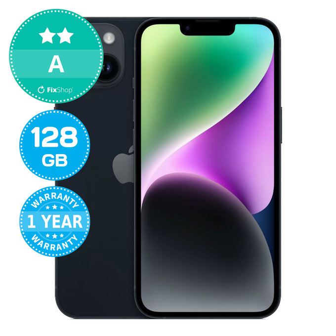 Apple iPhone 14 Midnight 128GB A Ανακατασκευασμένο