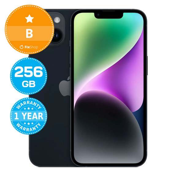 Apple iPhone 14 Midnight 256GB B Ανακατασκευασμένο