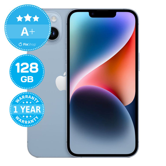 Apple iPhone 14 Blue 128GB A+ Ανακατασκευασμένο