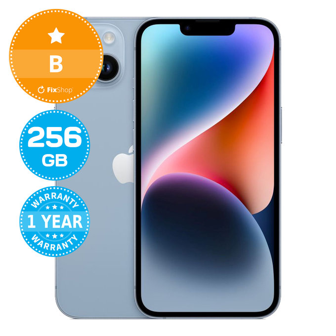 Apple iPhone 14 Blue 256GB B Ανακατασκευασμένο