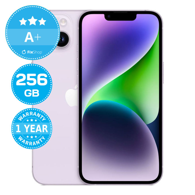 Apple iPhone 14 Purple 256GB A+ Ανακατασκευασμένο