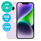 Apple iPhone 14 Purple 512GB A Ανακατασκευασμένο