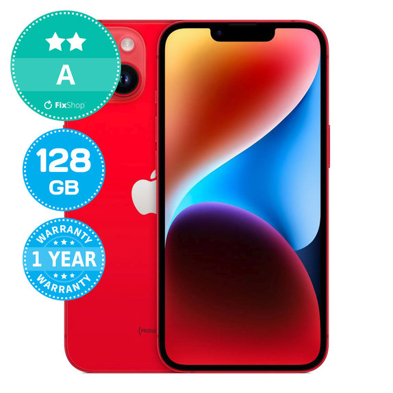 Apple iPhone 14 (PRODUCT)RED 128GB A Ανακατασκευασμένο