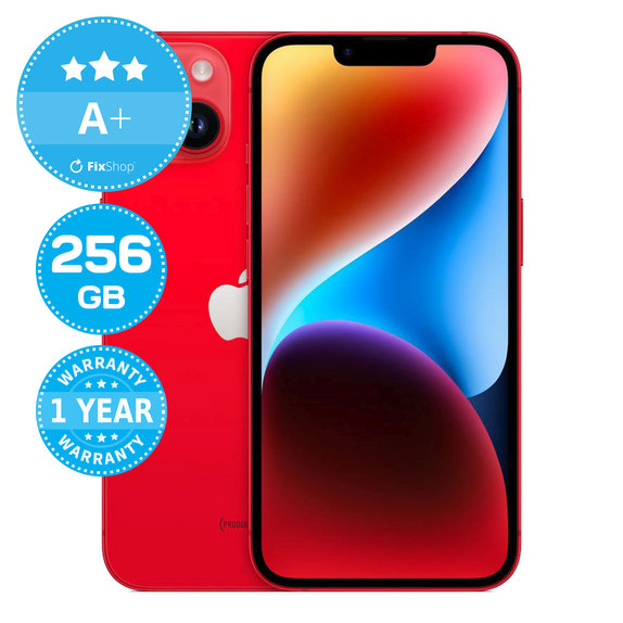 Apple iPhone 14 (PRODUCT)RED 256GB A+ Ανακατασκευασμένο