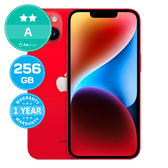 Apple iPhone 14 (PRODUCT)RED 256GB A Ανακατασκευασμένο