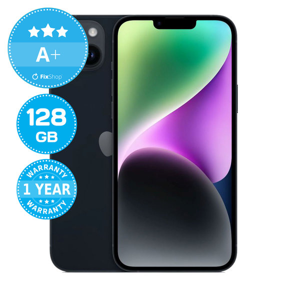 Apple iPhone 14 Plus Midnight 128GB A+ Ανακατασκευασμένο