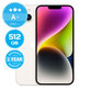 Apple iPhone 14 Plus Starlight 512GB A+ Ανακατασκευασμένο