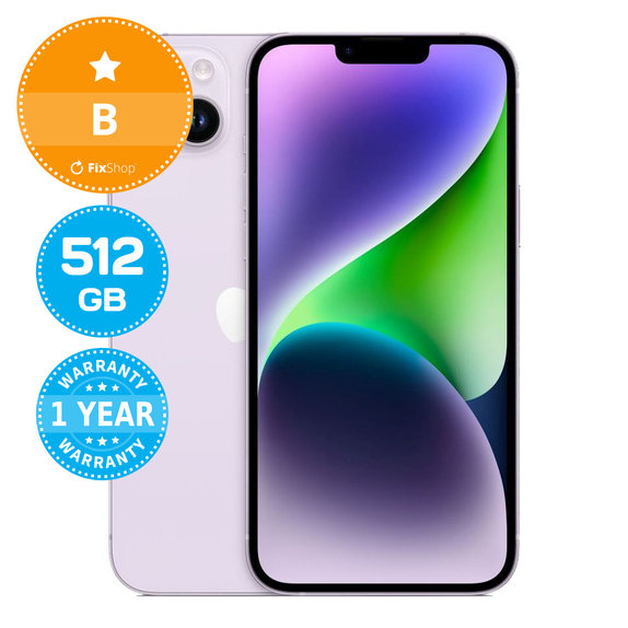 Apple iPhone 14 Plus Purple 512GB B Ανακατασκευασμένο