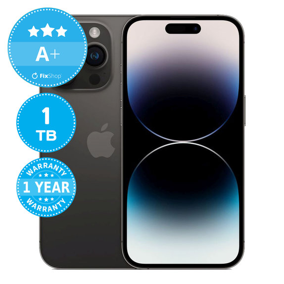 Apple iPhone 14 Pro Space Black 1TB A+ Ανακατασκευασμένο