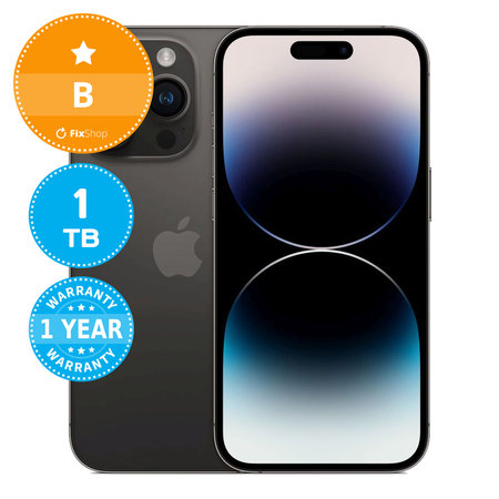 Apple iPhone 14 Pro Space Black 1TB B Ανακατασκευασμένο