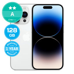 Apple iPhone 14 Pro Silver 128GB A Ανακατασκευασμένο
