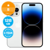 Apple iPhone 14 Pro Silver 128GB B Ανακατασκευασμένο