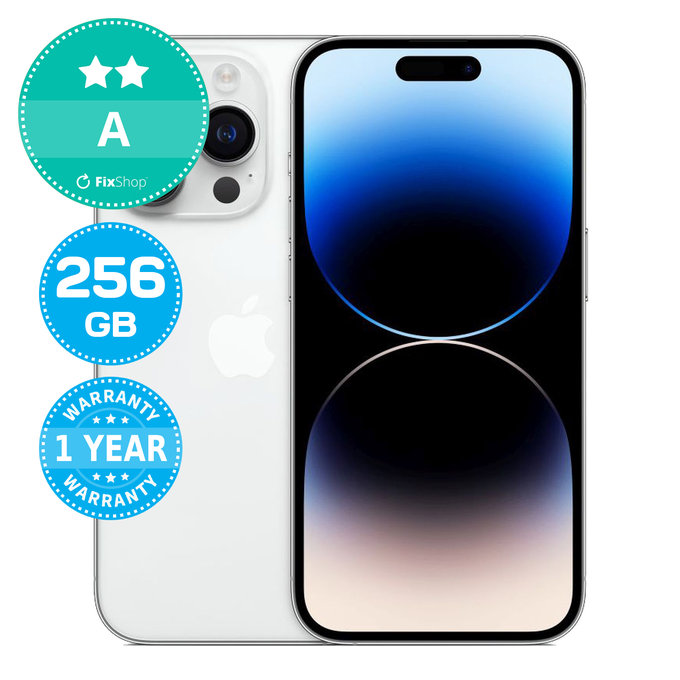 Apple iPhone 14 Pro Silver 256GB A Ανακατασκευασμένο