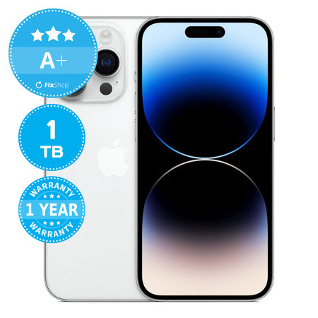 Apple iPhone 14 Pro Silver 1TB A+ Ανακατασκευασμένο