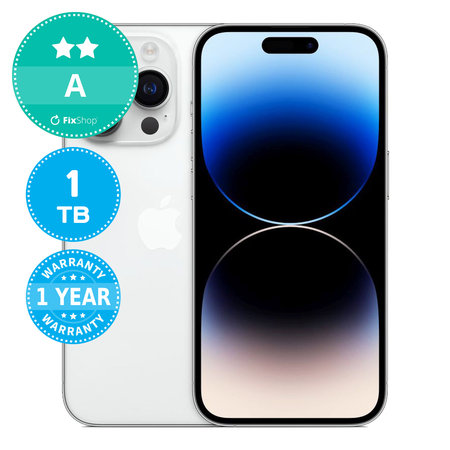 Apple iPhone 14 Pro Silver 1TB A Ανακατασκευασμένο