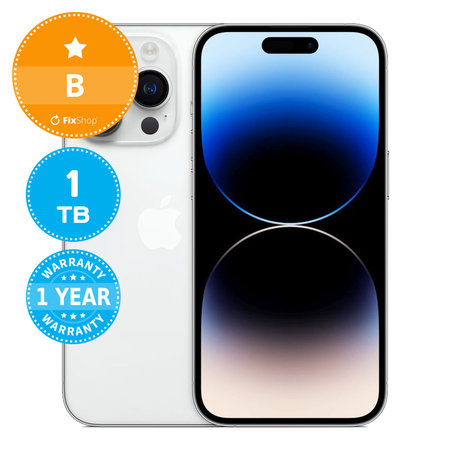 Apple iPhone 14 Pro Silver 1TB B Ανακατασκευασμένο