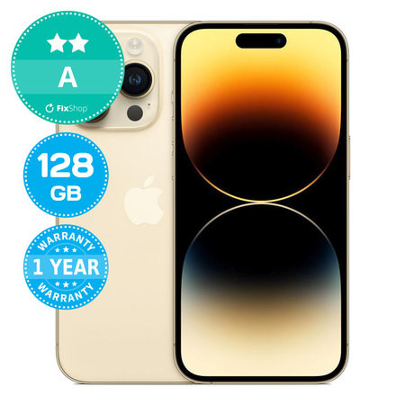 Apple iPhone 14 Pro Gold 128GB A Ανακατασκευασμένο
