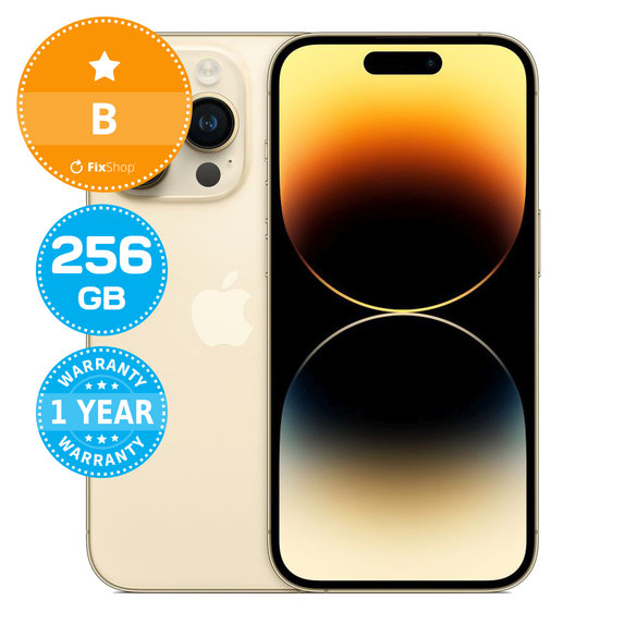 Apple iPhone 14 Pro Gold 256GB B Ανακατασκευασμένο