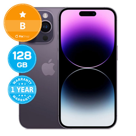 Apple iPhone 14 Pro Deep Purple 128GB B Ανακατασκευασμένο