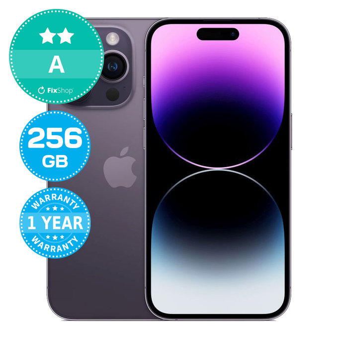 Apple iPhone 14 Pro Deep Purple 256GB A Ανακατασκευασμένο