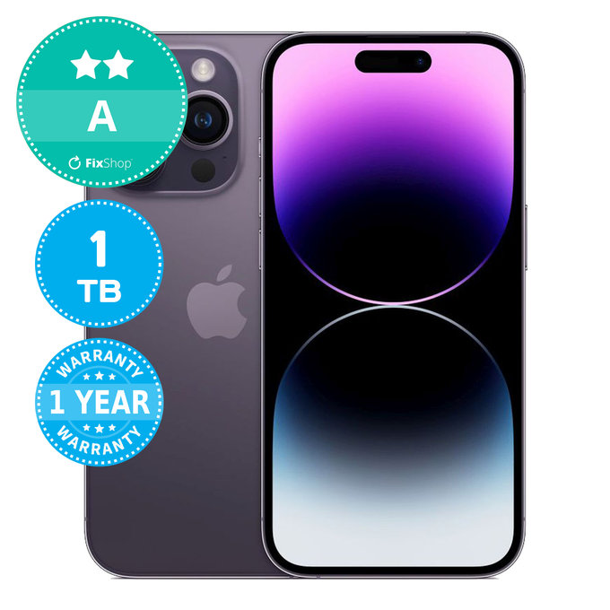 Apple iPhone 14 Pro Deep Purple 1TB A Ανακατασκευασμένο