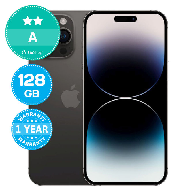 Apple iPhone 14 Pro Max Space Black 128GB A Ανακατασκευασμένο