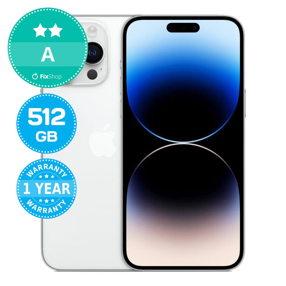 Apple iPhone 14 Pro Max Silver 512GB A Ανακατασκευασμένο