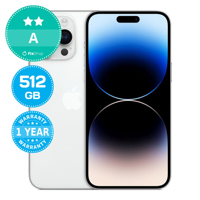 Apple iPhone 14 Pro Max Silver 512GB A Ανακατασκευασμένο