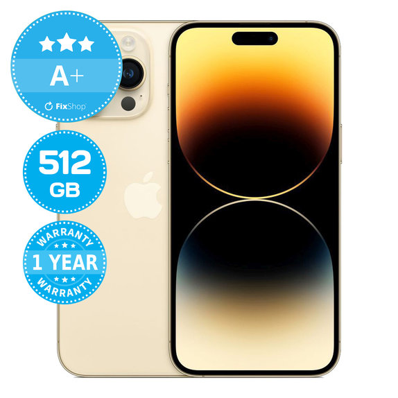 Apple iPhone 14 Pro Max Gold 512GB A+ Ανακατασκευασμένο