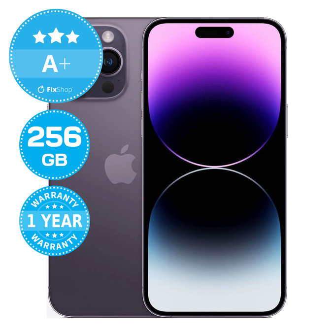Apple iPhone 14 Pro Max Deep Purple 256GB A+ Ανακατασκευασμένο