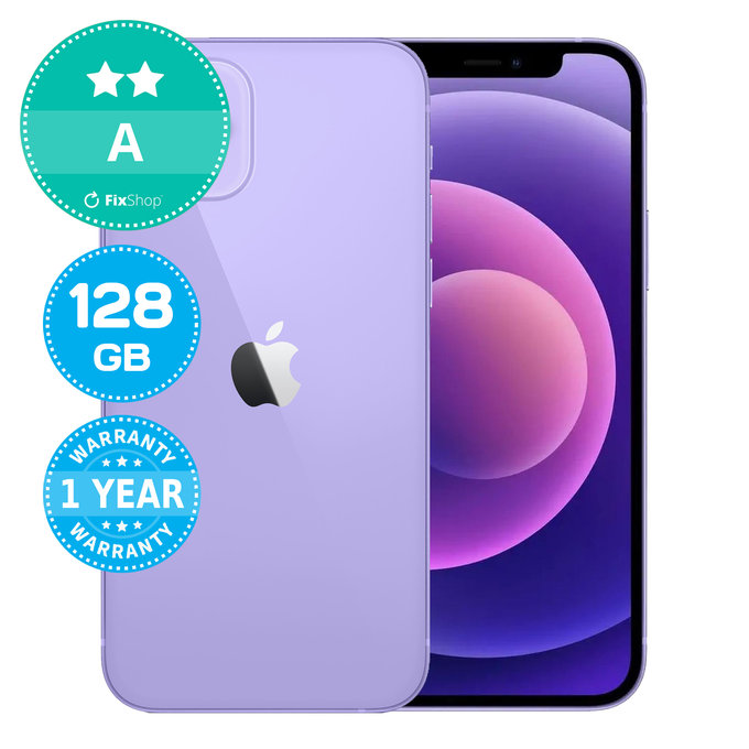 Apple iPhone 12 Purple 128GB A Ανακατασκευασμένο