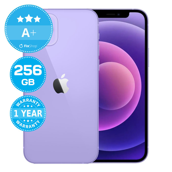 Apple iPhone 12 Purple 256GB A+ Ανακατασκευασμένο