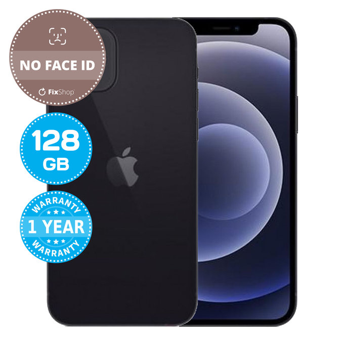 Apple iPhone 12 Black 128GB (No Face ID) Ανακατασκευασμένο