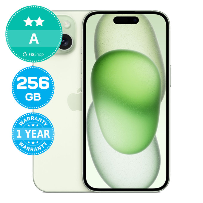 Apple iPhone 15 Green 256GB A Ανακατασκευασμένο