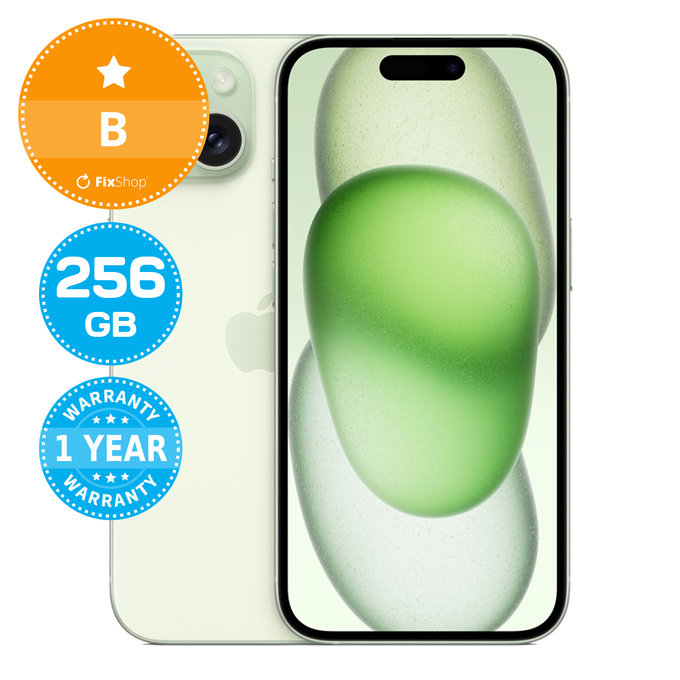 Apple iPhone 15 Green 256GB B Ανακατασκευασμένο