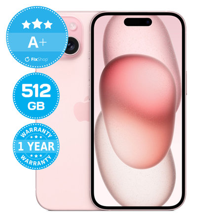 Apple iPhone 15 Pink 512GB A+ Ανακατασκευασμένο