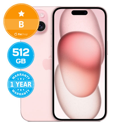 Apple iPhone 15 Pink 512GB B Ανακατασκευασμένο