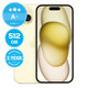 Apple iPhone 15 Yellow 512GB A+ Ανακατασκευασμένο