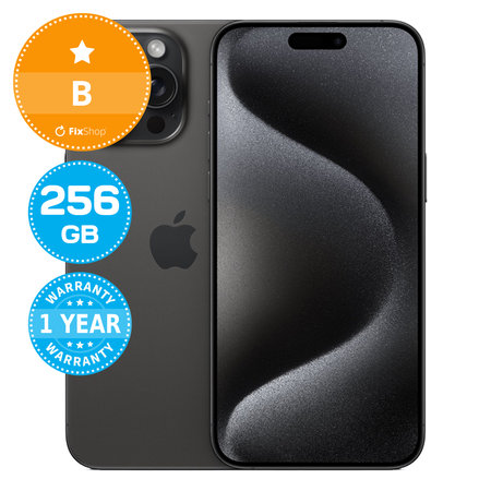 Apple iPhone 15 Pro Max Black Titanium 256GB B Ανακατασκευασμένο