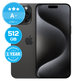 Apple iPhone 15 Pro Max Black Titanium 512GB A+ Ανακατασκευασμένο